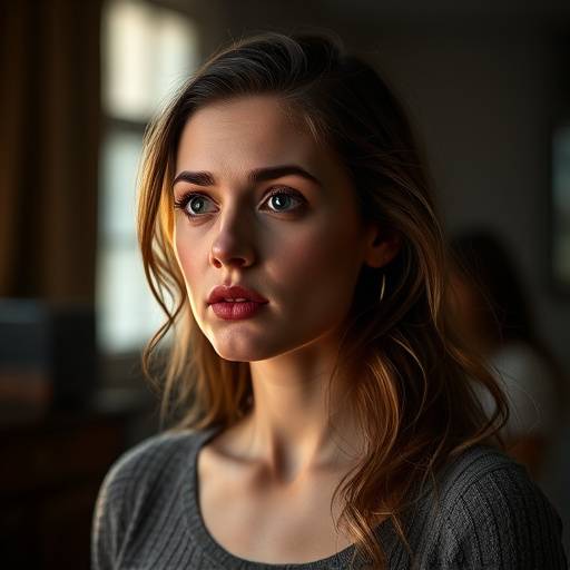 Atriz fazendo um teste de elenco